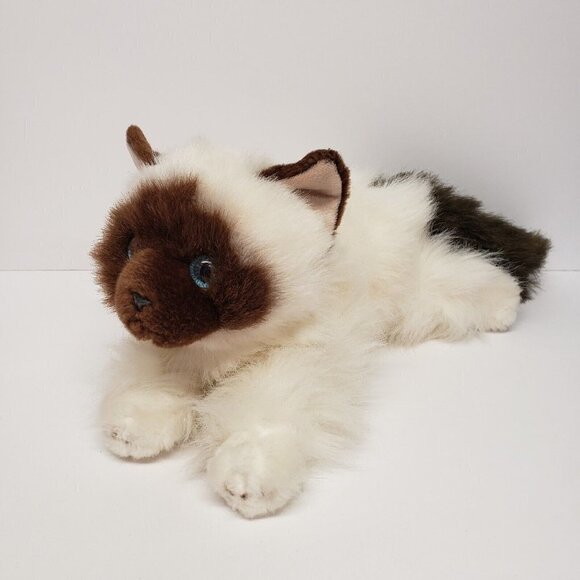Aurora World 12" Siamese Kitty Cat Blue Eyes 2016 Plush - Picture 1 of 7